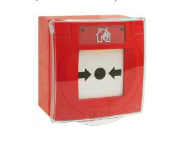 TECHNO FIRE AND SECU TE2804961 PULSANTE MANUALE COMPATTO CON VETRO, SER