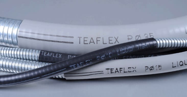 TEAFLEX - TEAP015G TUBO TIPO P 15 GRIGIO