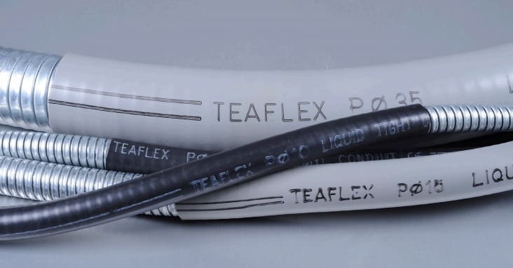 TEAFLEX TEAP015N TUBO TIPO P 15 NERO