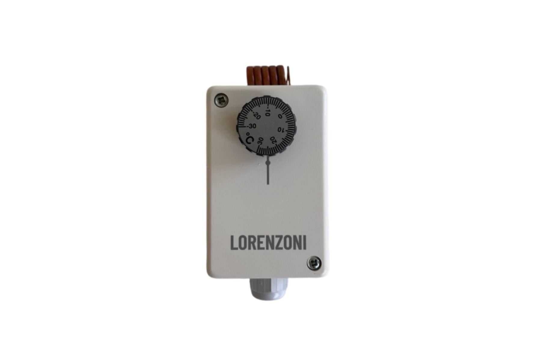 LORENZONI SRL - LOZ523.0000.005 LR TERMOSTATO MONOSTADIO AMBIENTE MOD. D
