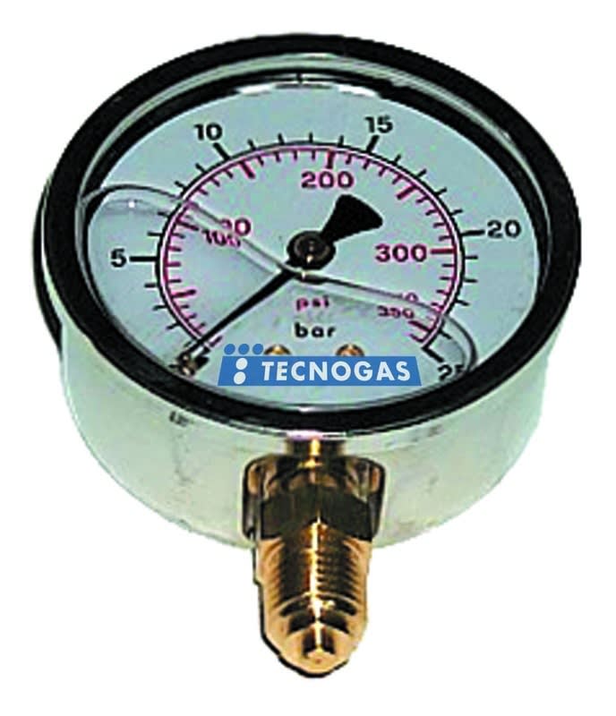 TECNOGAS SRL - TGS00000006954 MANOMETRO RAD. 10BAR D.63 MM 1/4 BAG