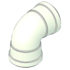 TECNOGAS SRL TGS00000051045 CURVA ALLUMINIO 90° FF D=80 C/GUARN A N