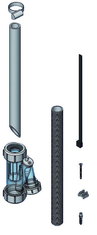TECNOGAS SRL - TGS00000051110 SIFONE RACCOLTA CONDENSATI TUBO L.1500