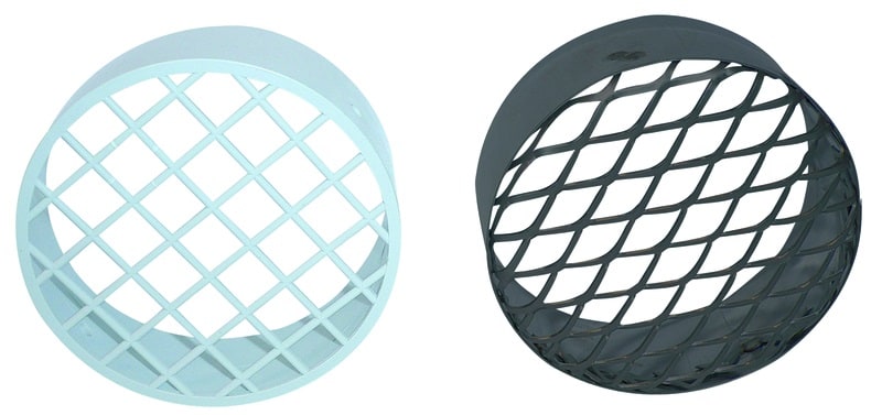 TECNOGAS SRL - TGS0000051006F GRIGLIA ASPIRAZIONE D=80 INOX ALTA