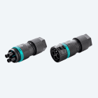 TECHNO SRL - TLHTHB.387.A4E.L MINI-CONNECT PLUG 4P GRD SCREW D7-13,5 I