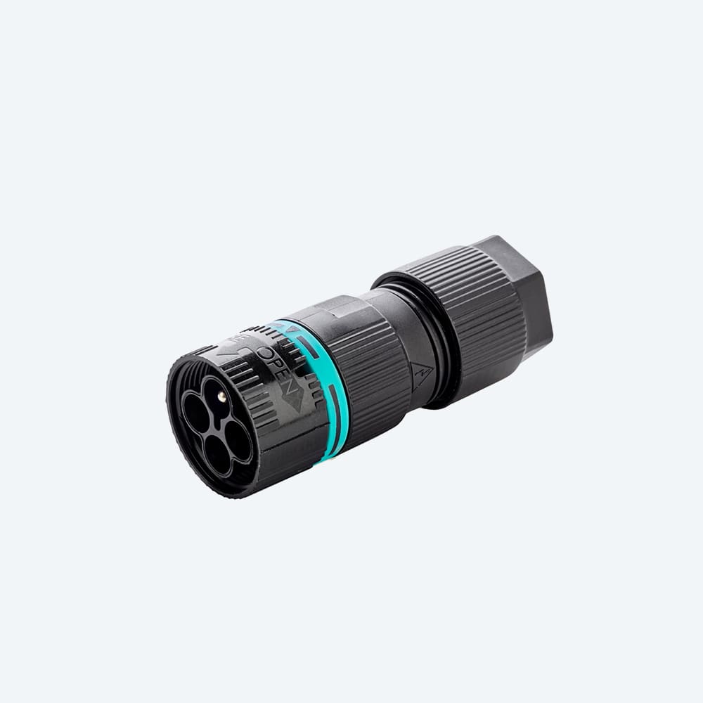 TECHNO SRL - TLHTHB.387.A3E.L MINI-CONNECT PLUG 3P GRD SCRW D7-13.5 IP