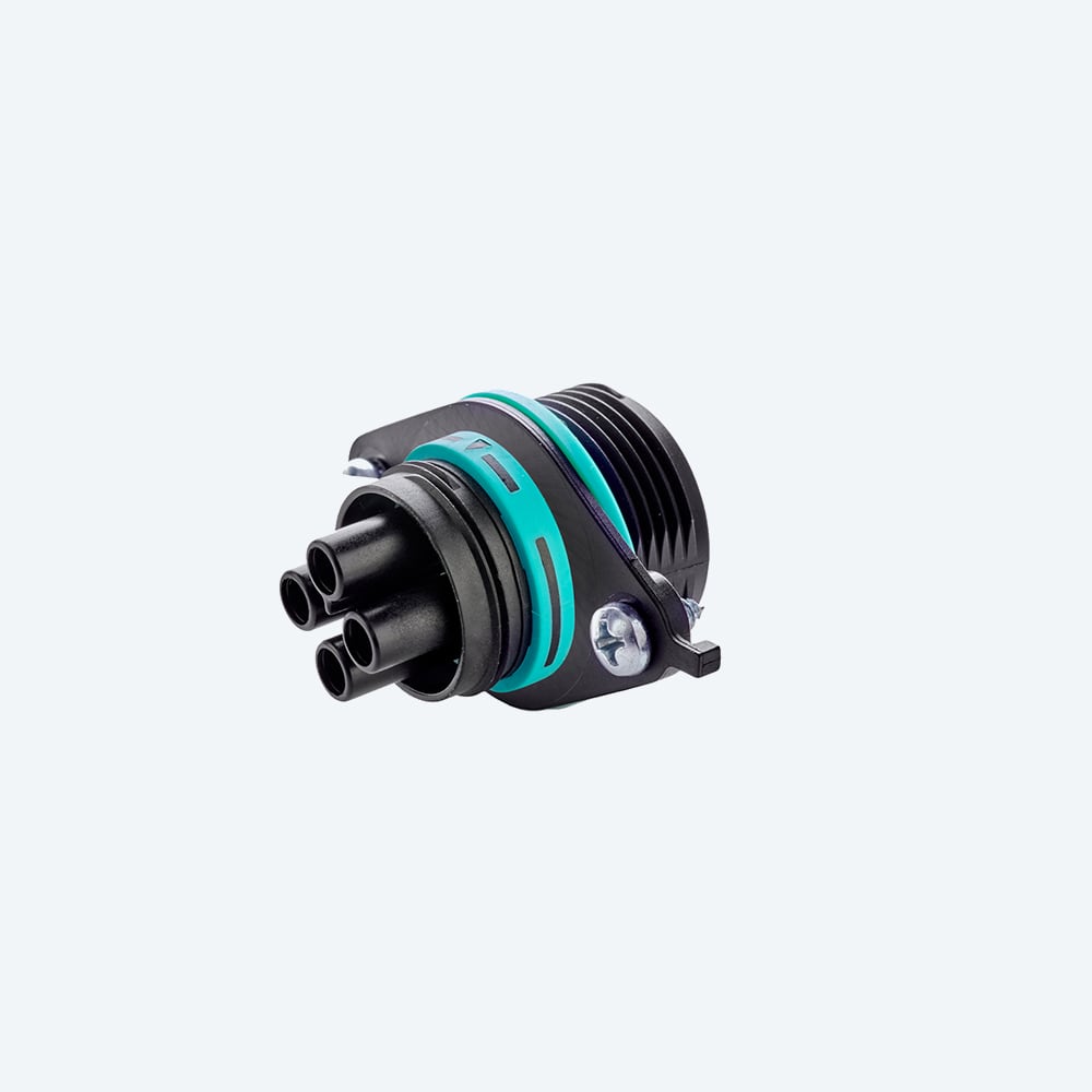 TECHNO SRL TLHTHB.387.D4A MINI-CONNECTOR PANEL SOCKET 4P SCREW IP6
