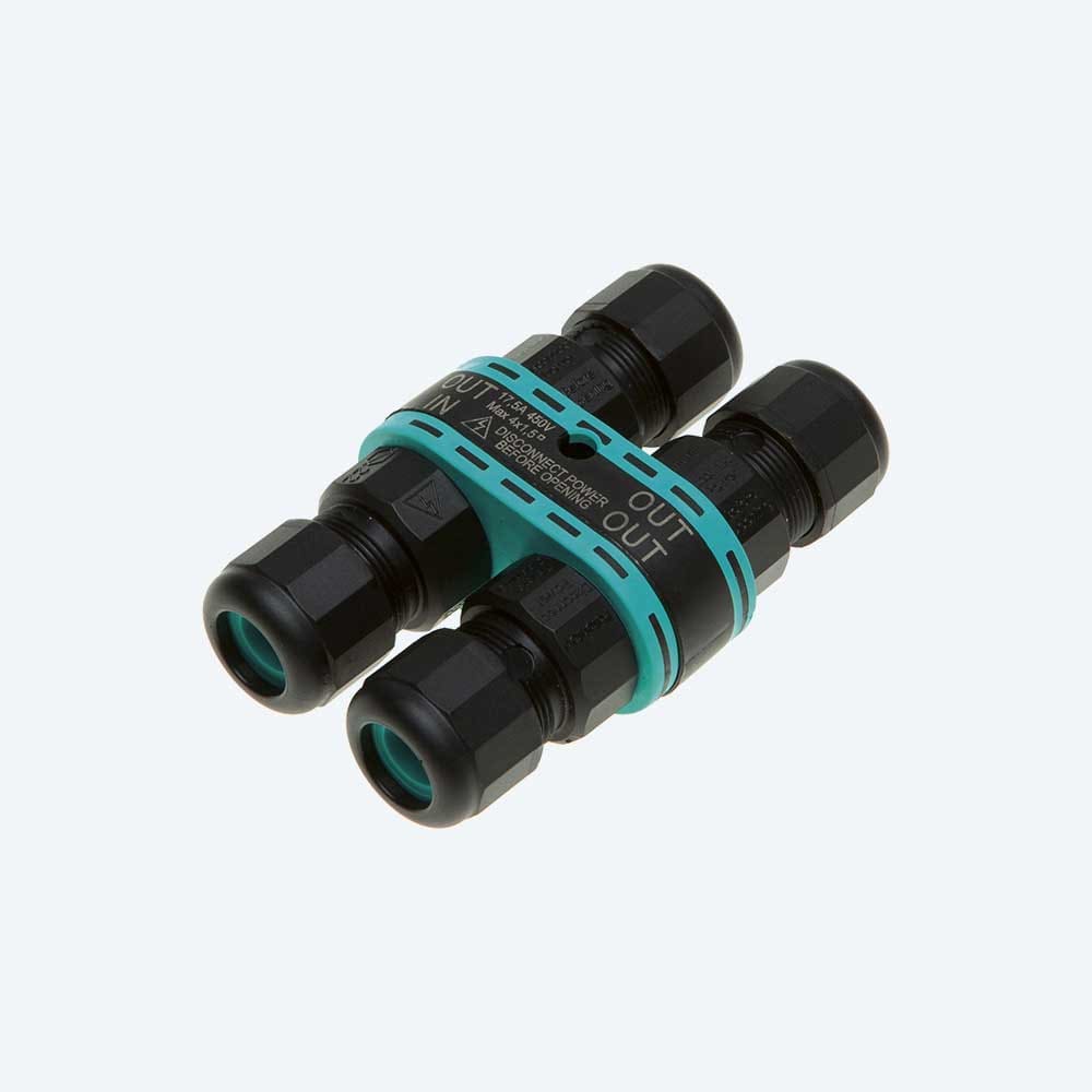 TECHNO SRL TLHTHB.392.A4A MINI-DISTRIBUTOR 4WAYS 4P SCREW D7-12 IP