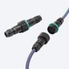 TECHNO SRL - TLHTHB.405.A8A.R KIT Connettore Presa e Spina 8p Vite D7-13.5 IP66/IP68/IP69