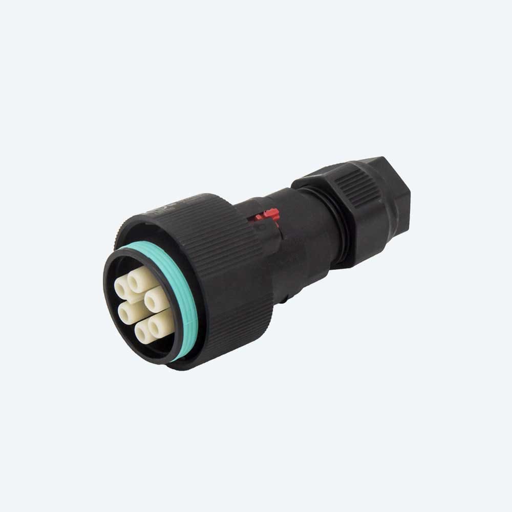 TECHNO SRL TLHTHB.405.B2E CONNECTOR SOCKET 6P SCREW D7-14 IP68