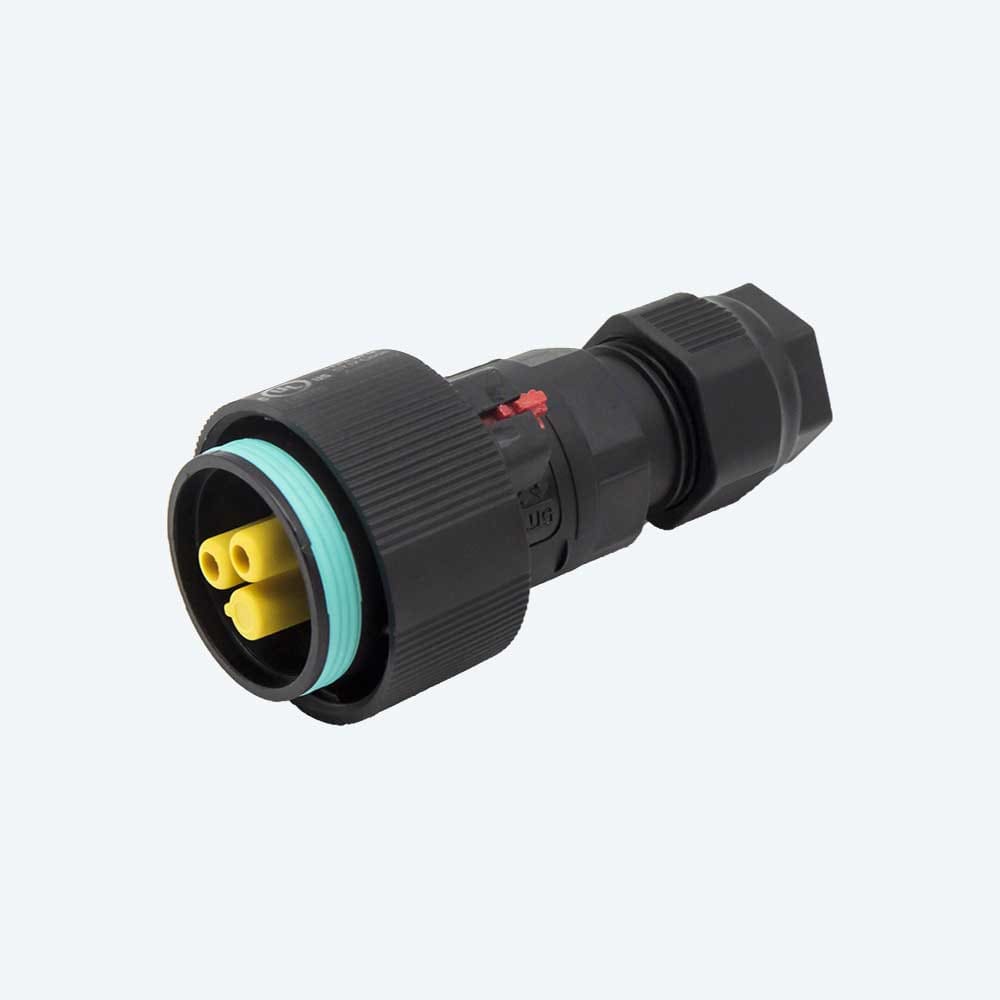 TECHNO SRL TLHTHB.405.B2G CONNECTOR SOCKET 2P SCREW D7-14 IP68