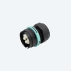 TECHNO SRL TLHTHB.406.C1E CONNECTOR PANELSOCKET 6P SCREW IP68 NUT