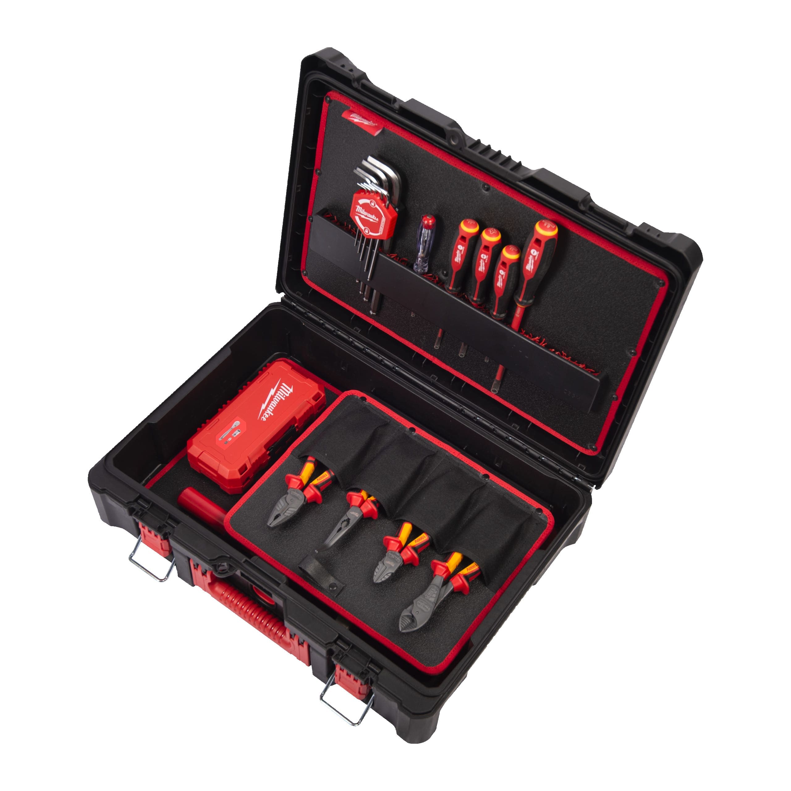 MILWAUKEE - AEG COP4932499466 SET ELETTRICISTA IN VALIG PACKOUT 62 PZ.
