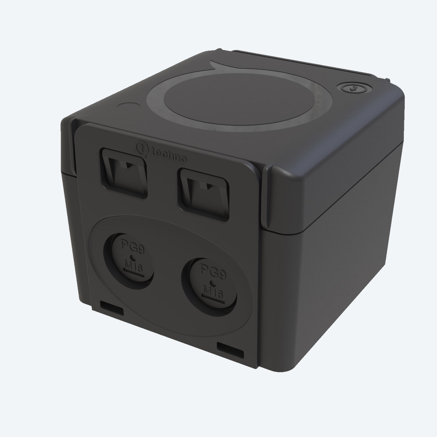 TECHNO SRL - TLHTHA.212.A0A.P67 Mini Scatola di Derivazione 5 vie M16/M20 IP67