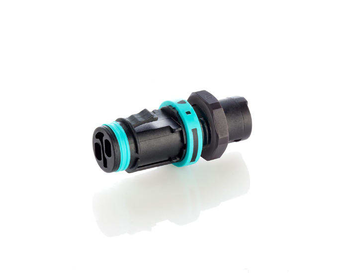 TECHNO SRL - TLHTHB.381.M2A Micro Connettore Presa pannello 2p Vite M11 IP66/IP68/IP69