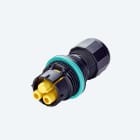 TECHNO SRL - TLHTHB.384.R2A CONNECTOR SOCKET 2P SCREW D7-12 IP68