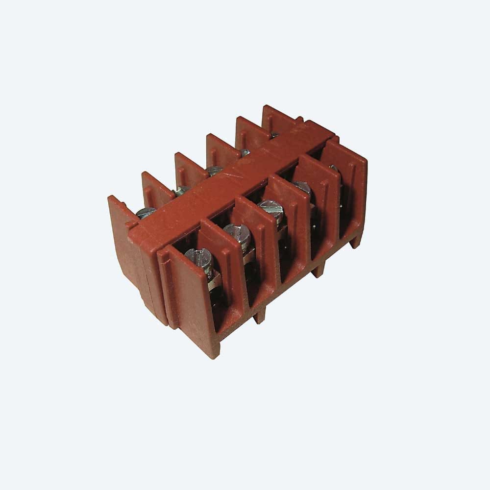 TECHNO SRL TLHTHB.026.A1A LINEAR TERM BLOCK 5P SCREW TERMS IP00