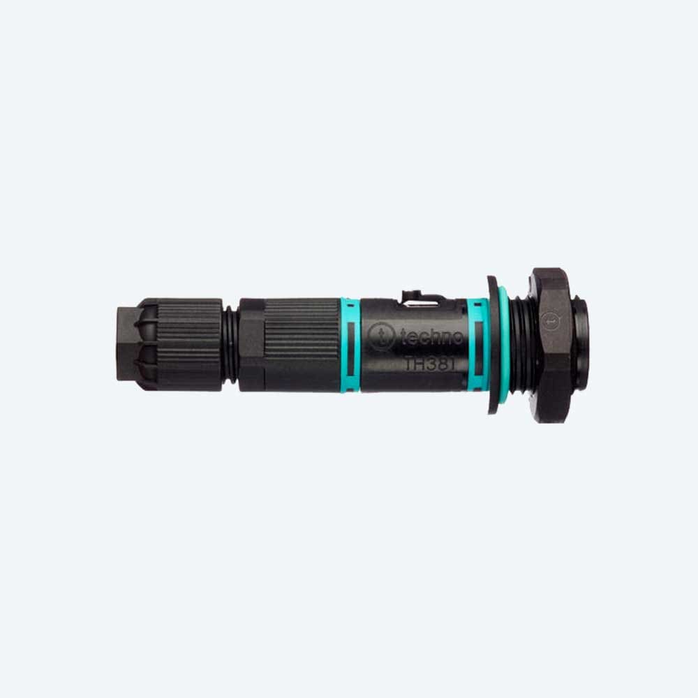 TECHNO SRL TLHTHB.381.N3E MICRO-CONNECT PLUG PANEL M16 3P LNT IP6