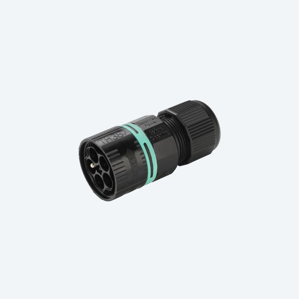 TECHNO SRL TLHTHB.387.A5B MINI-CONNECTOR PLUG 5P SCREW D7-12 IP68