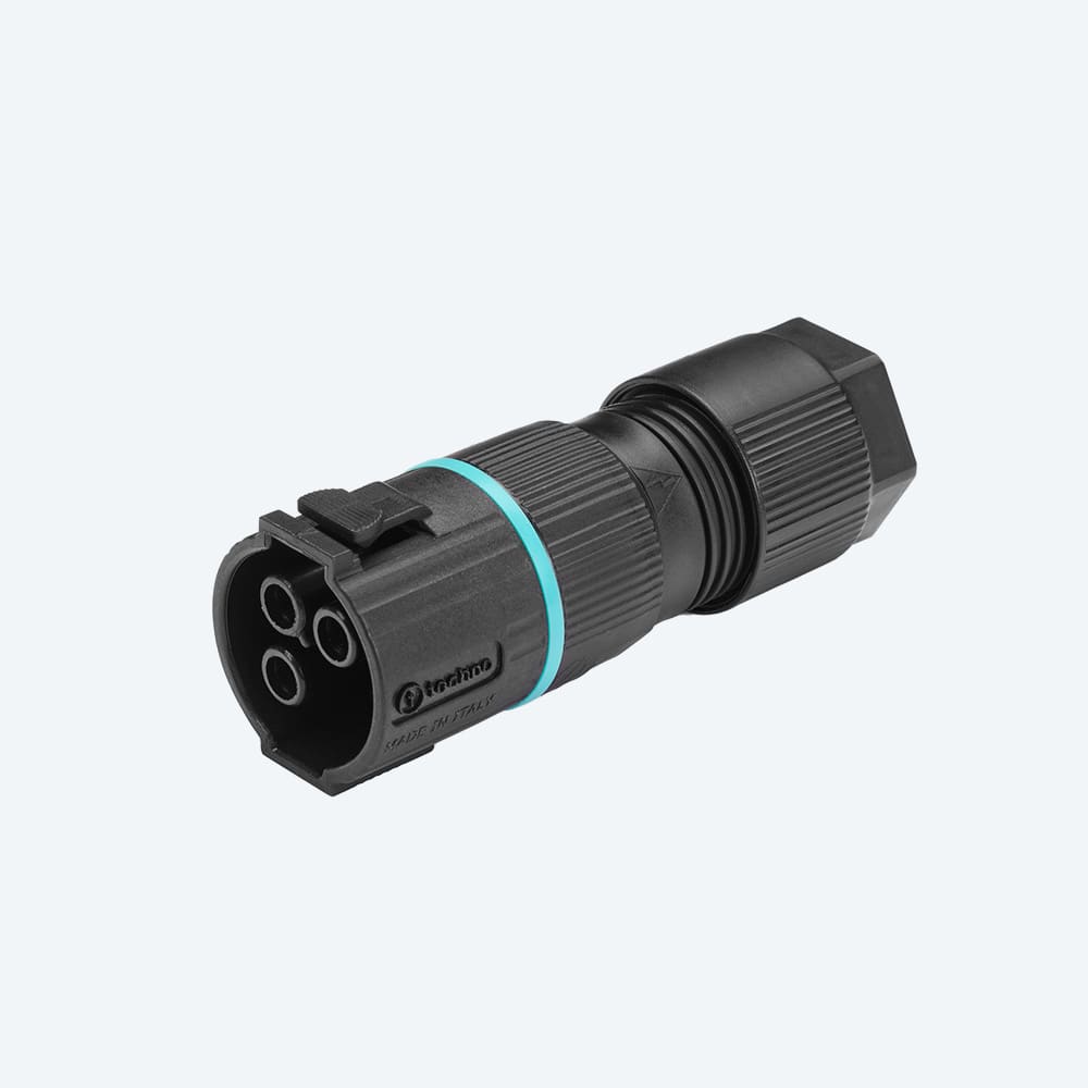 TECHNO SRL - TLHTHB.389.B3EU Mini Connettore Presa 3p Vite D7-13 IP66/IP68 UP