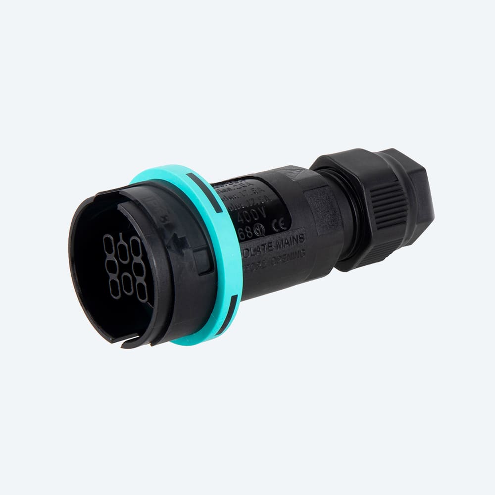 TECHNO SRL TLHTHB.405.C8A SOCKET CONNECTOR 8P SCREW D7-13.5 IP66/I