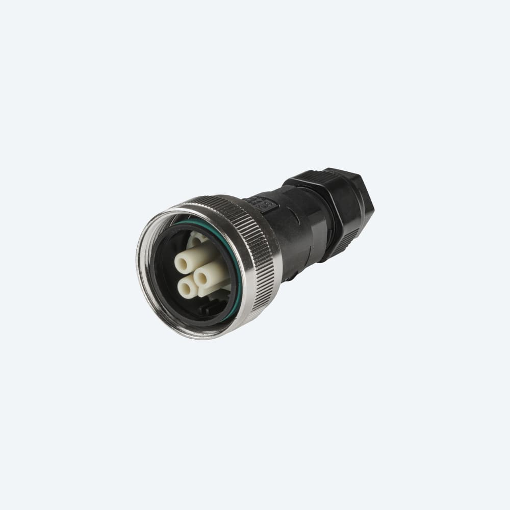 TECHNO SRL TLHTHB.408.B2B CONN SOCKET METAL RING 3P SCREW IP68