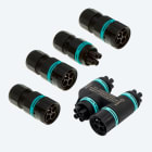 TECHNO SRL - TLHTHH.624.A4A.R Distributore di corrente Presa e Spina 4p Vite IP68