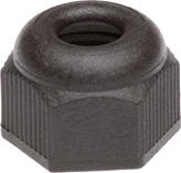 TECHNO SRL - TLH6000115KC NUT FOR CABLE DMAX 7.5 MM BLACK
