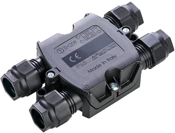 TECHNO SRL - TLHTHB.209.A3A.R KIT Scatola di derivazione 4 vie 3p Vite D6-13.5 IP66/IP68
