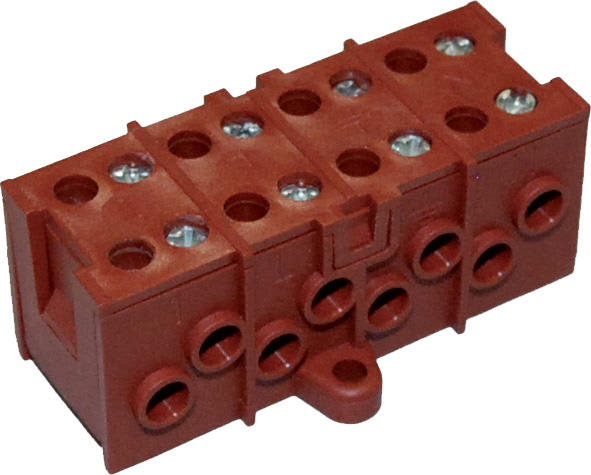 TECHNO SRL - TLHTHB.032.A4B Morsettiera lineare compatta 4p Vite IP00