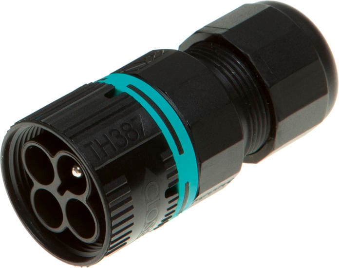TECHNO SRL TLHTHB.387.A3A MINI-CONNECTOR PLUG 3P SCREW D7-12 IP68