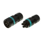 TECHNO SRL - TLHTHB.387.A4A.R KIT Mini Connettore Presa e Spina 4p Vite D6-12 IP66/IP68