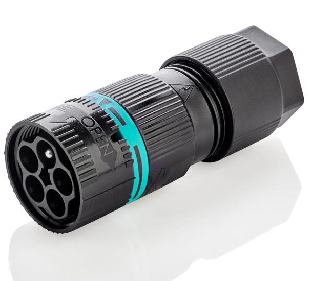 TECHNO SRL - TLHTHB.387.A5A.L Mini Connettore Spina 5p Vite D7-13.5 IP66/IP68