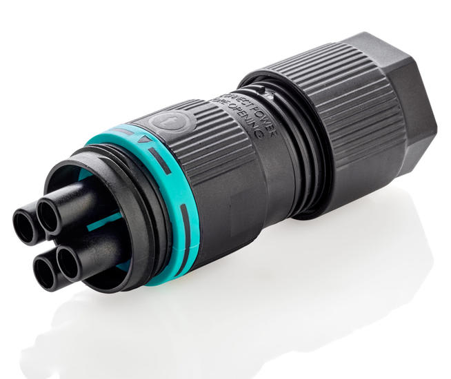 TECHNO SRL - TLHTHB.387.B4A.L Mini Connettore Presa 4p Vite D7-13.5 IP66/IP68