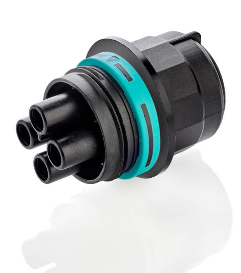 TECHNO SRL - TLHTHB.387.M3A Mini Connettore Presa pannello NC 3p Vite M20 IP66/IP68