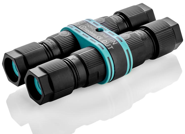 TECHNO SRL - TLHTHB.392.A4A.L.R KIT Derivazione 'H' 4p Vite D6-13.5 IP68