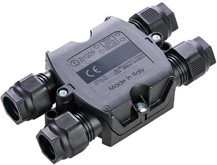 TECHNO SRL - TLHTHR.209.S8L KIT Scatola di derivazione 4 vie 8p Vite D6-13.5 IP66/IP68