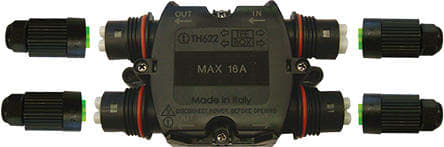 TECHNO SRL - TLHTHR.623.S3A Distributore di corrente Presa e Spina 3p Vite D7-12 IP66/IP68