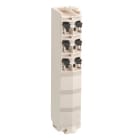 SCHNEIDER ELECTRIC - SNRTM5ACTB06 Morsettiera - 6 contatti - bianco - 1 pz