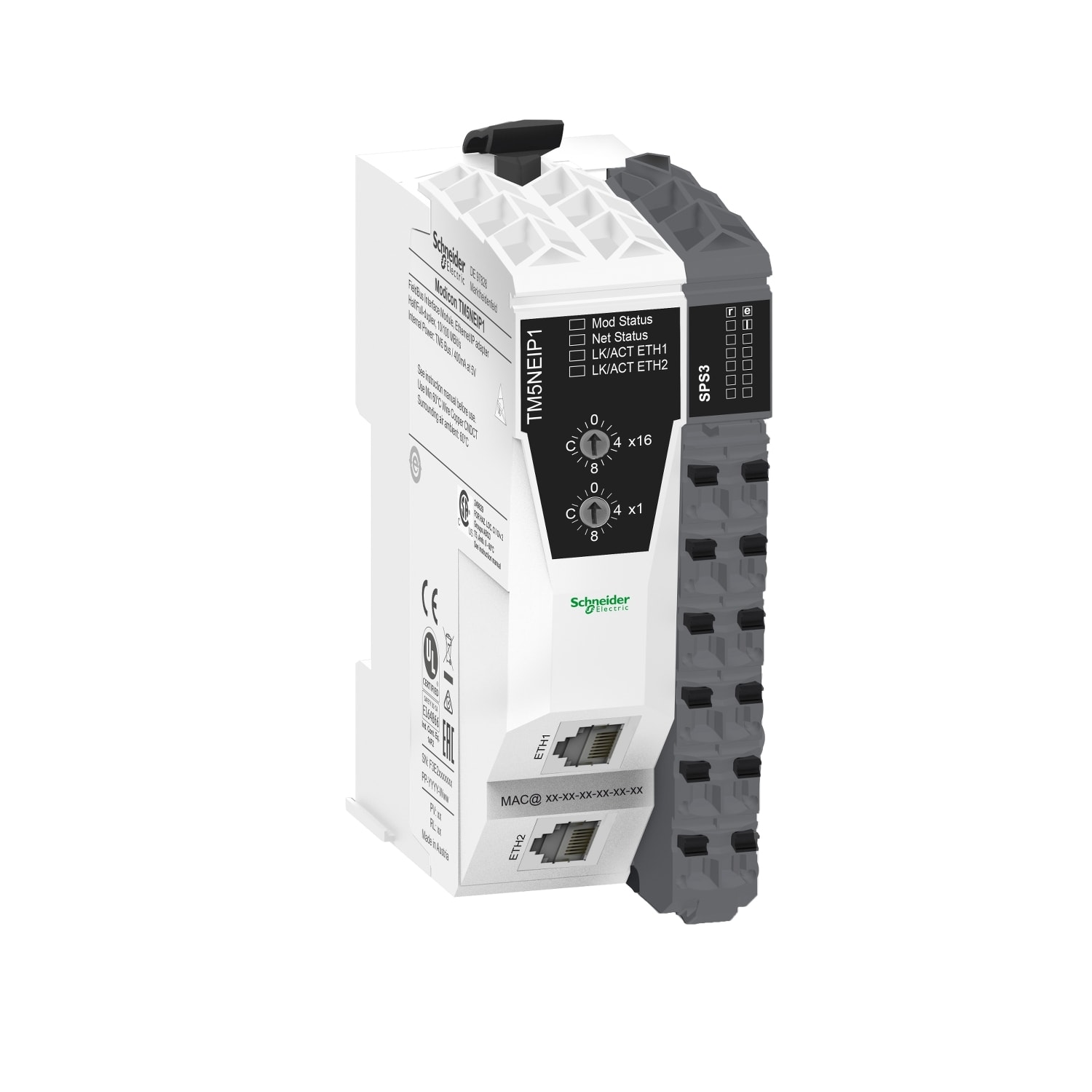 SCHNEIDER ELECTRIC SNRTM5NEIP1K MODULO ETHERNET/IP FIELDBUS KIT TM5
