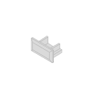 DIGIMAX SRL DIXTPI167-G 1PZ TAPPO GRIGIO PROFILO INCASSO 16X7 IP