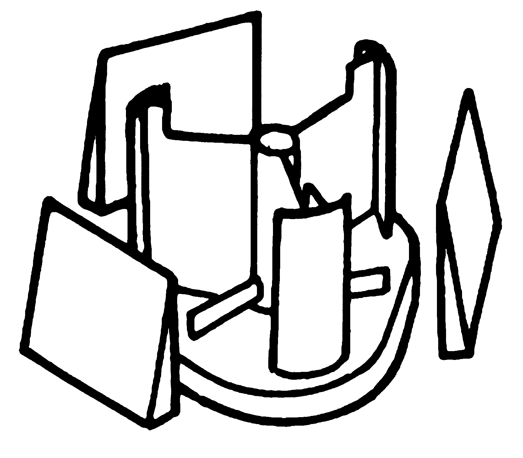 CANALPLAST - CANTRI01 CORPO + 3 INSERTI