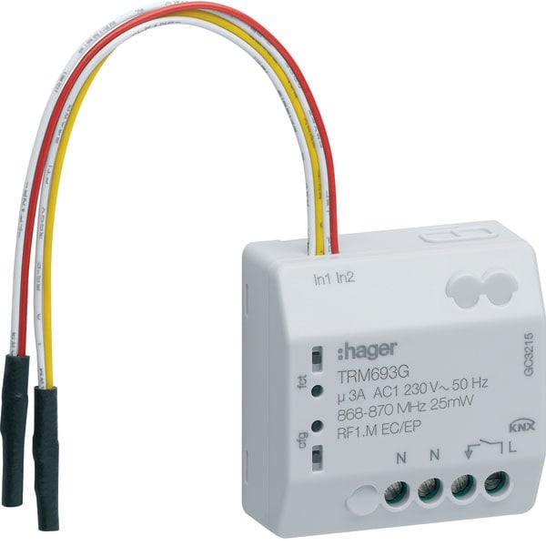 HAGER HAGTRM693G Funk UP Sch.Akt. 1f/Eing. 2f 230V 3A 3D
