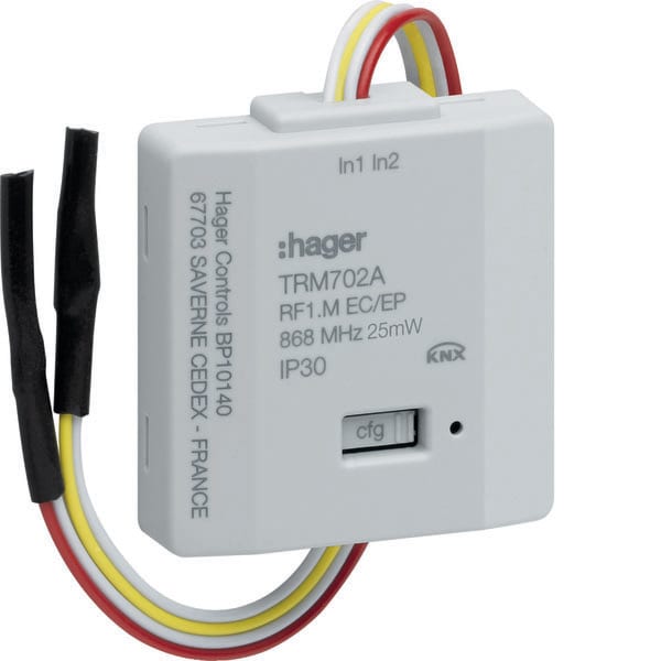 HAGER - HAGTRM702A Funk UP Binäreingang 2fach Batterie