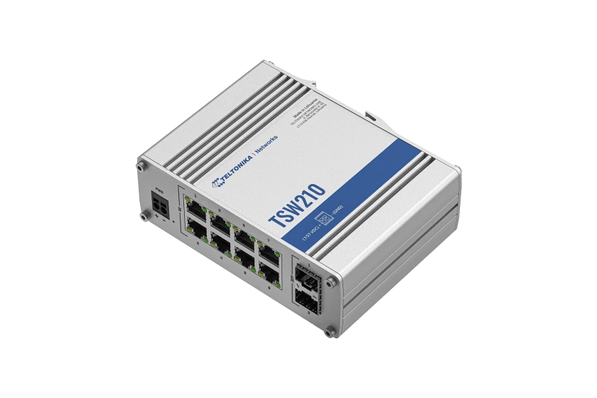 TELTONIKA NETWORKS - TTKTSW210000010 SWITCH 8 PORTE LAN + 2 PORTE SFP