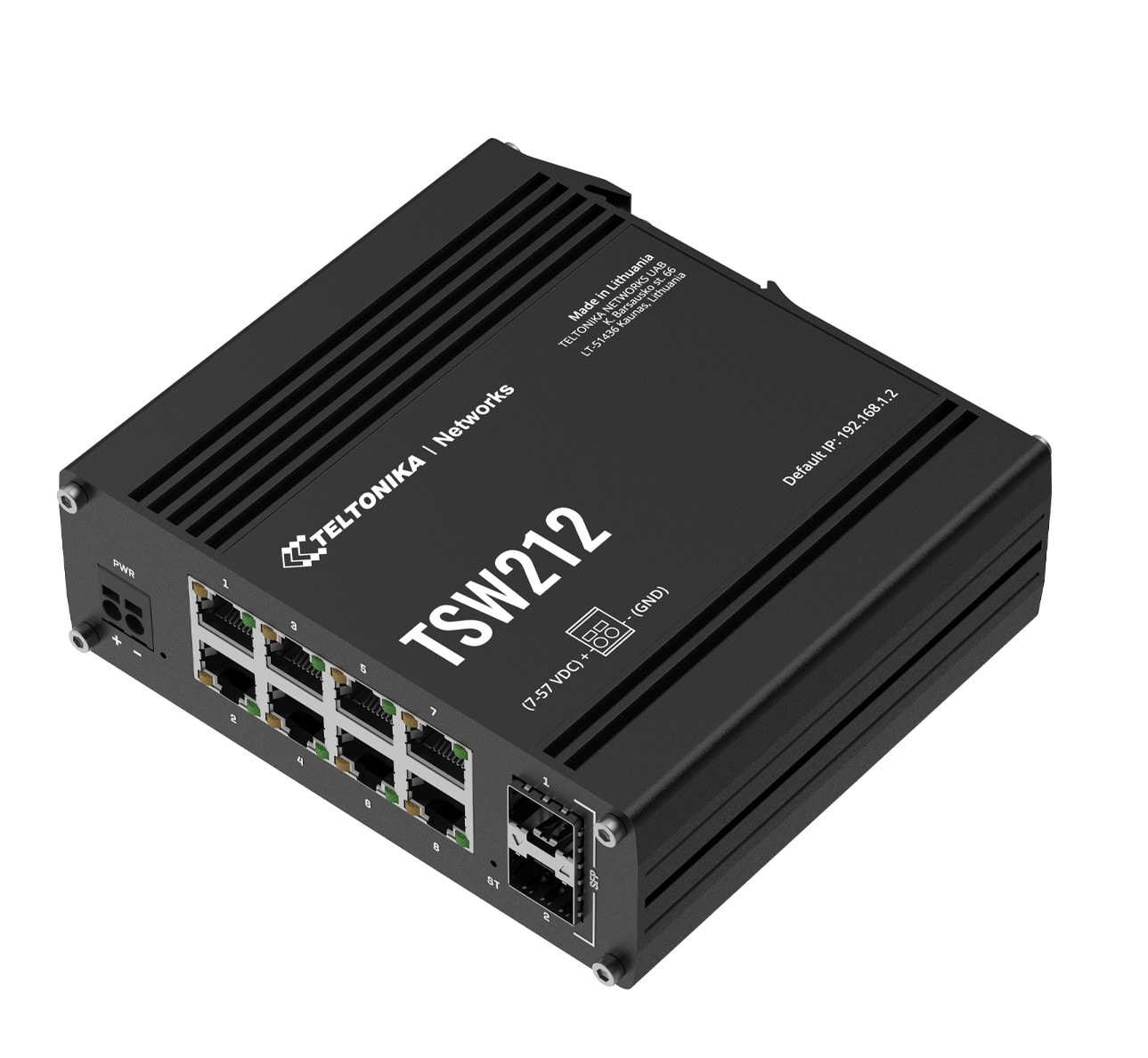 TELTONIKA NETWORKS TTKTSW212000000 SWITCH 8 PORTE LAN + 2 PORTE SFP + L2 +