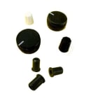 TECNEL TECNOLOGIE EL - TTETE0363 MANOPOLA A VITE D.6 MM NERA INDICE D23 M
