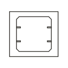 A.T.E.C. SRL - TUTTU AC13B ADATT X COM 35X35 VIM PLANA BIANCO