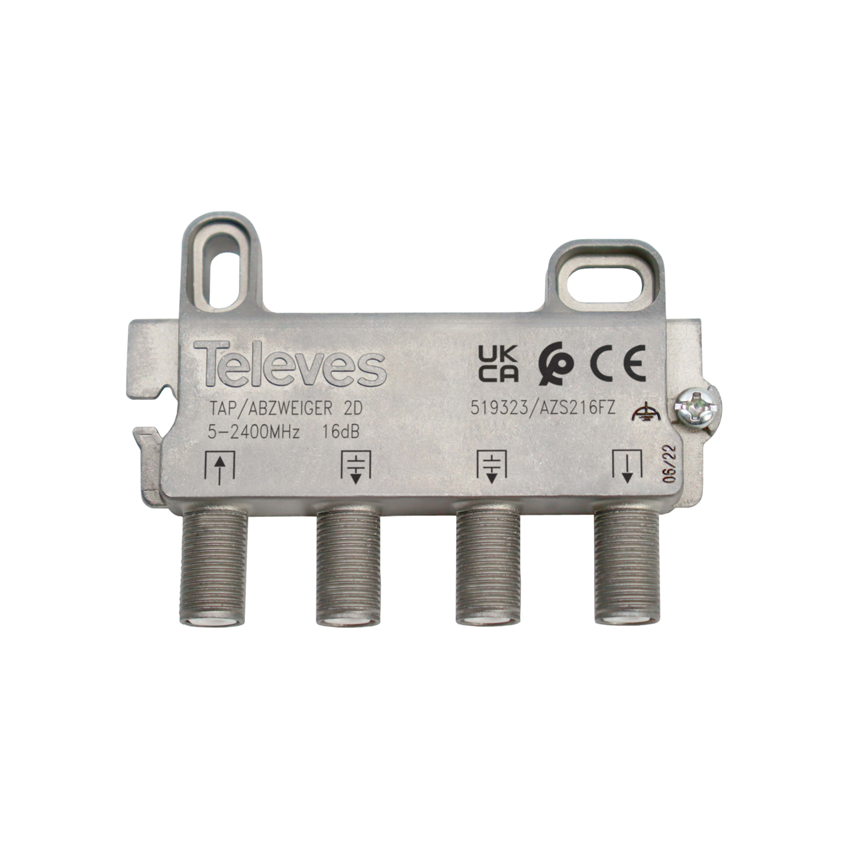 TELEVES ITALIA SRL TVV519323 DERIVATORE 5...2400MHZ F 2VIE 16DB
