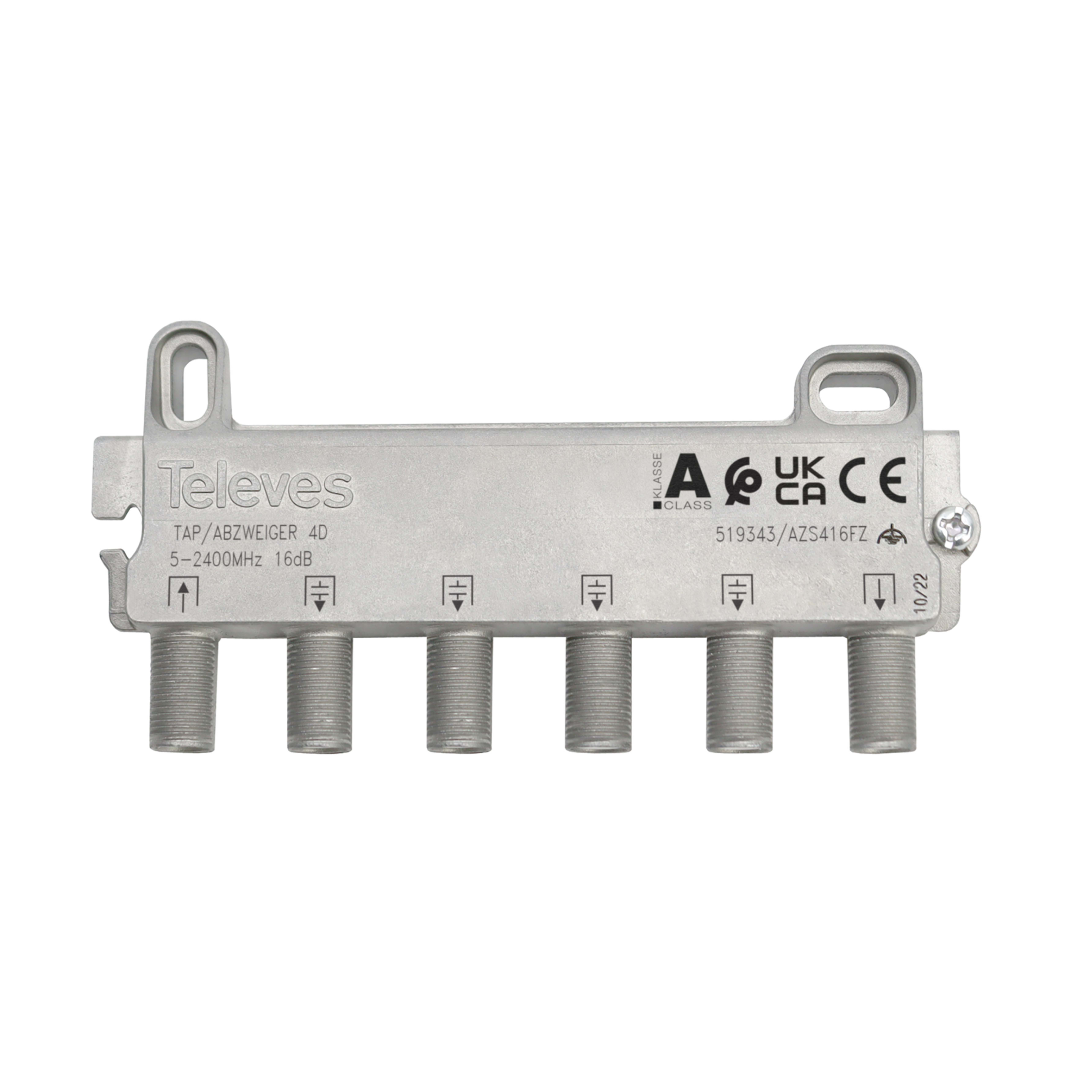 TELEVES ITALIA SRL TVV519343 DERIVATORE 5...2400MHZ F 4VIE 16DB